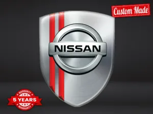 Nissan Silicone Sticker Logo High-End Domed Style